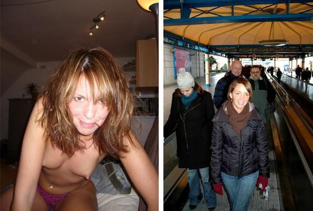 Голые и одетые прошмандовки 13 фото