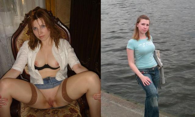 Голые и одетые прошмандовки 24 фото