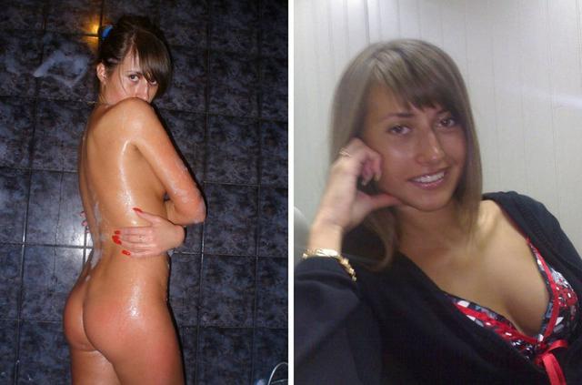 Голые и одетые прошмандовки 16 фото