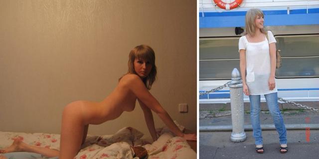 Голые и одетые прошмандовки 17 фото