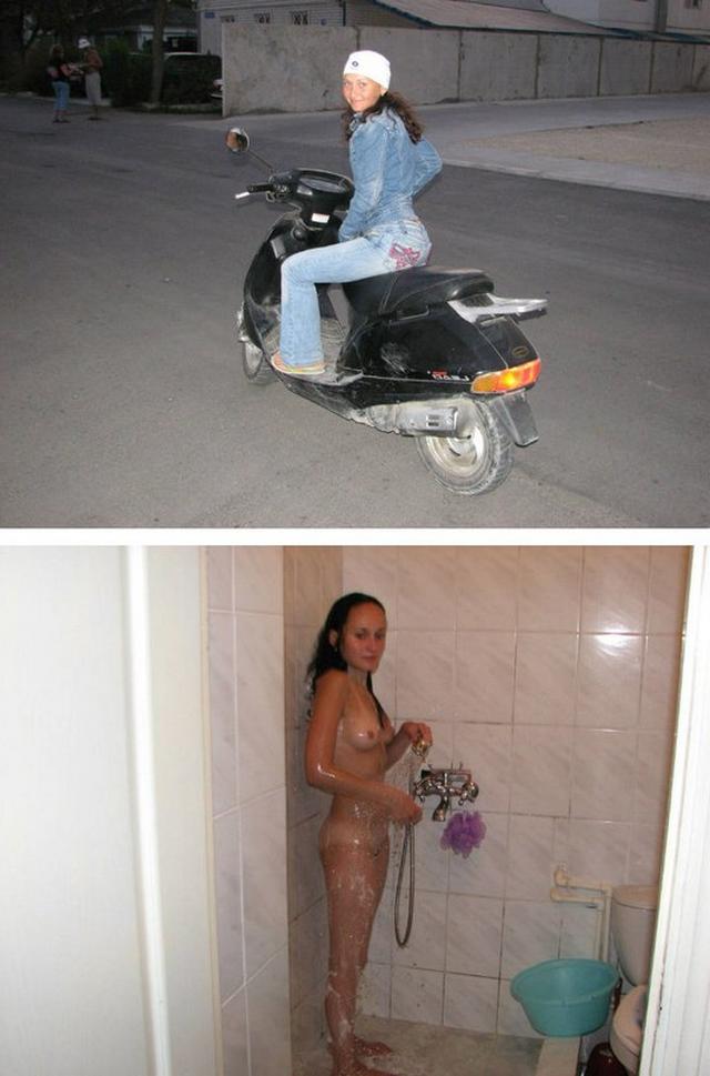 Голые и одетые прошмандовки 3 фото