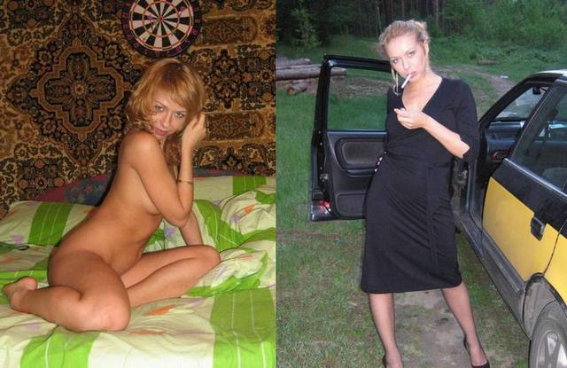 Голые и одетые прошмандовки 5 фото