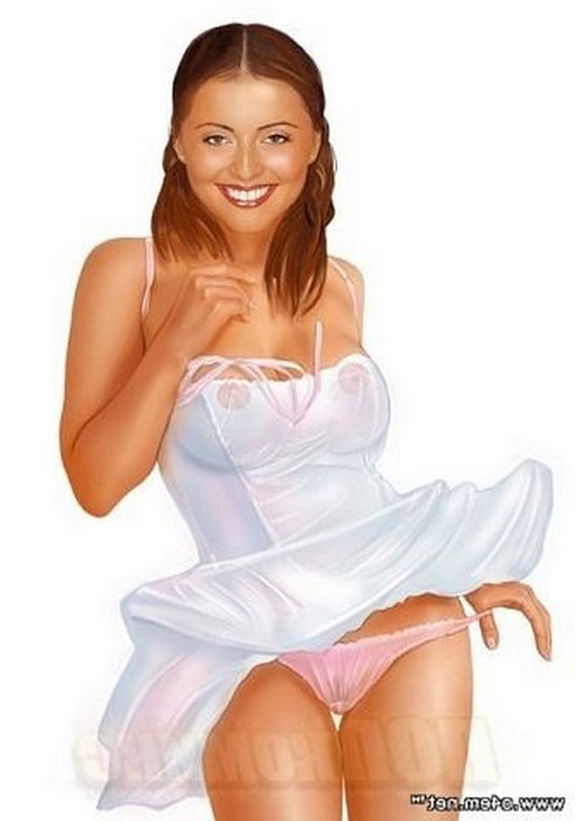 Рисованные секс бомбы шоу бизнеса 9 фото